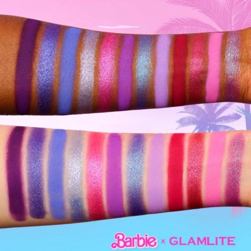 Barbie X Glamlite Eyeshadow Palette 💕 Brand New - Picture 4 of 8